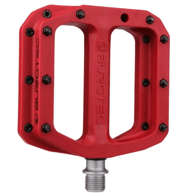 Ofertă specială Pedale BURGTEC MK4 Composite Pedals Race Red